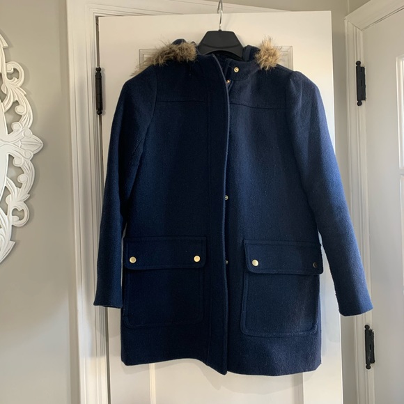 J. Crew Factory Jackets & Coats Vail Parka Navy 2 - Picture 4 of 8